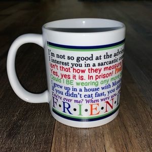 FRIENDS quotes mug